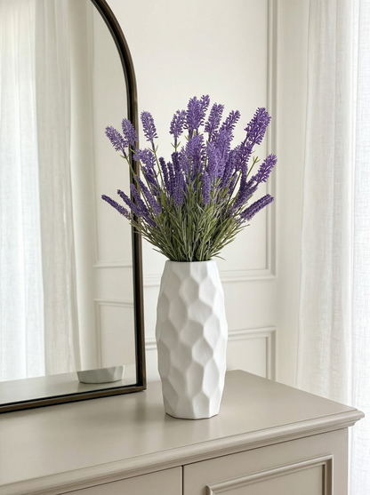Artificial Lavandula Flower Bunch - (Set of 2)