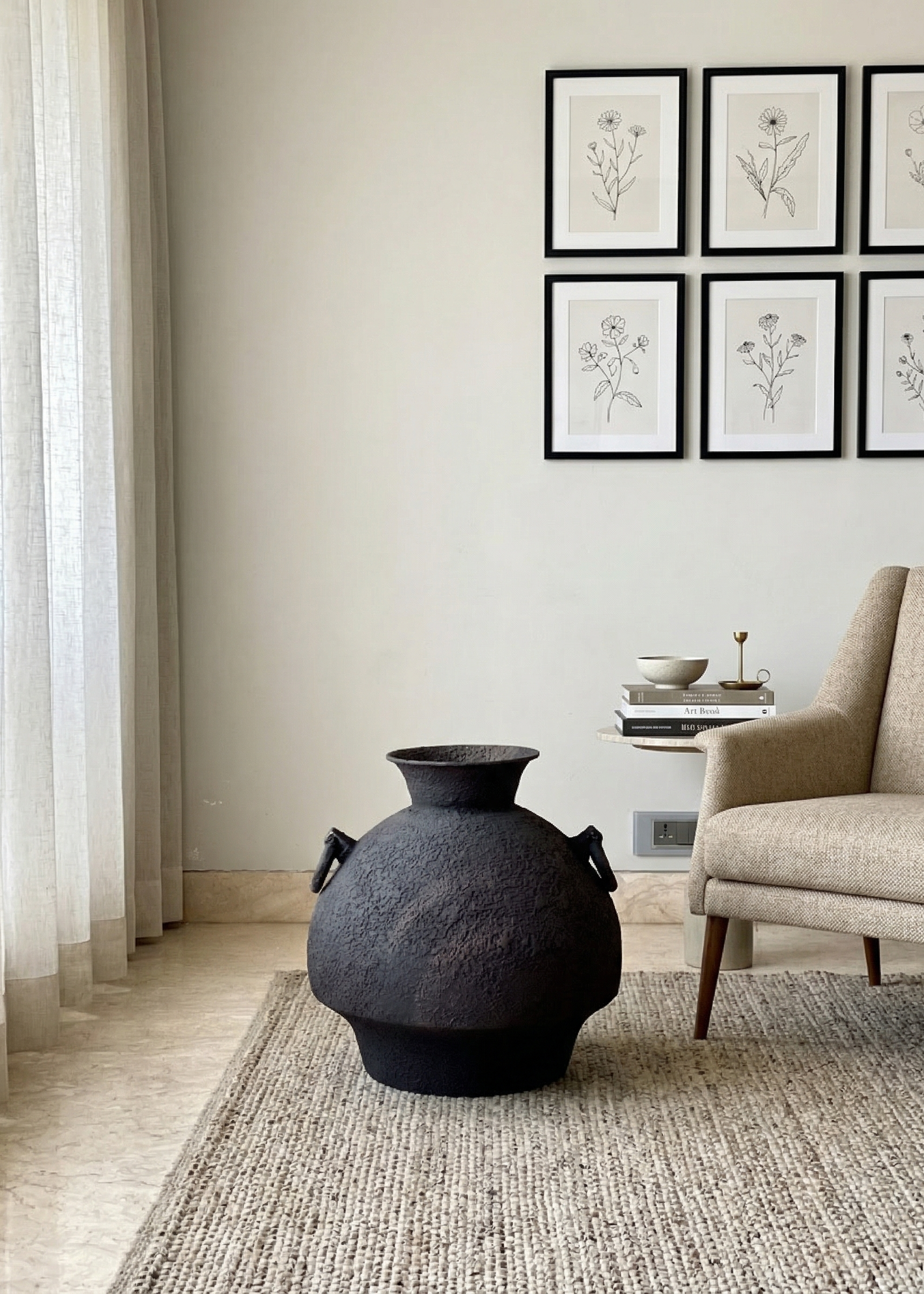 Claystone Amphora Planter