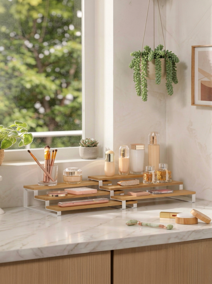 Adjustable Storage Rack - White