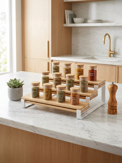 Adjustable Storage Rack - White