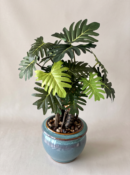 Artificial Split Leaf Philodendron Plant - 1.5 Feet