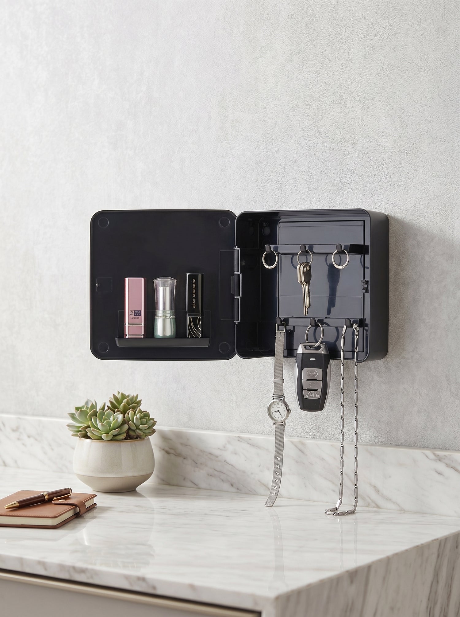 Closed Key Rack - Black