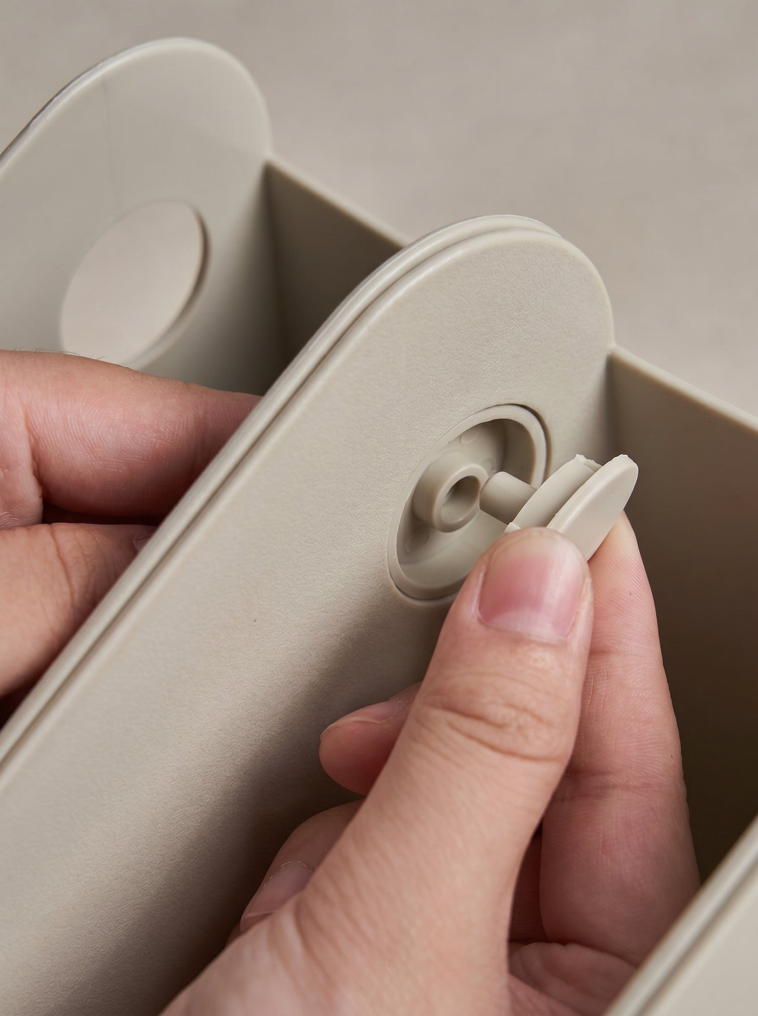 Dual-Compartment Table Organizer