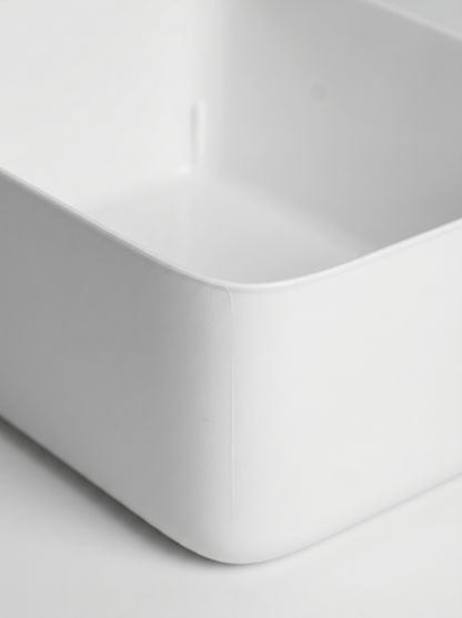 PP Big Storage Basket - White