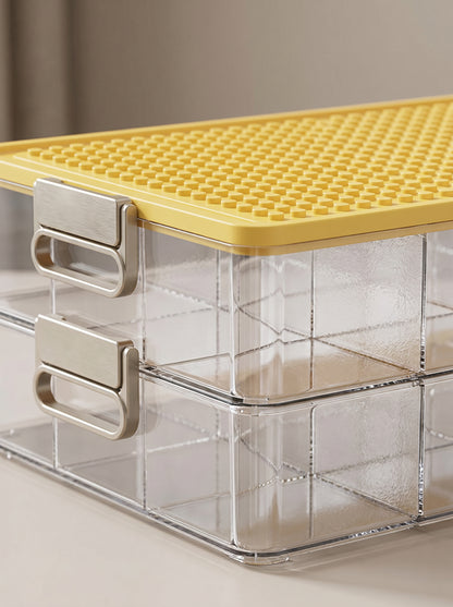 Clear Toy Organizer Box for Building Blocks &amp; Bricks