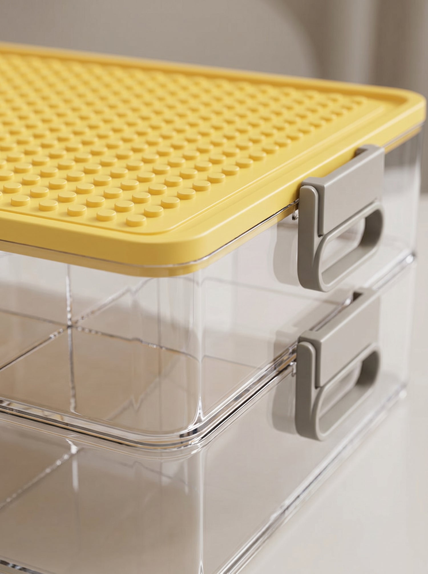 Clear Toy Organizer Box for Building Blocks &amp; Bricks