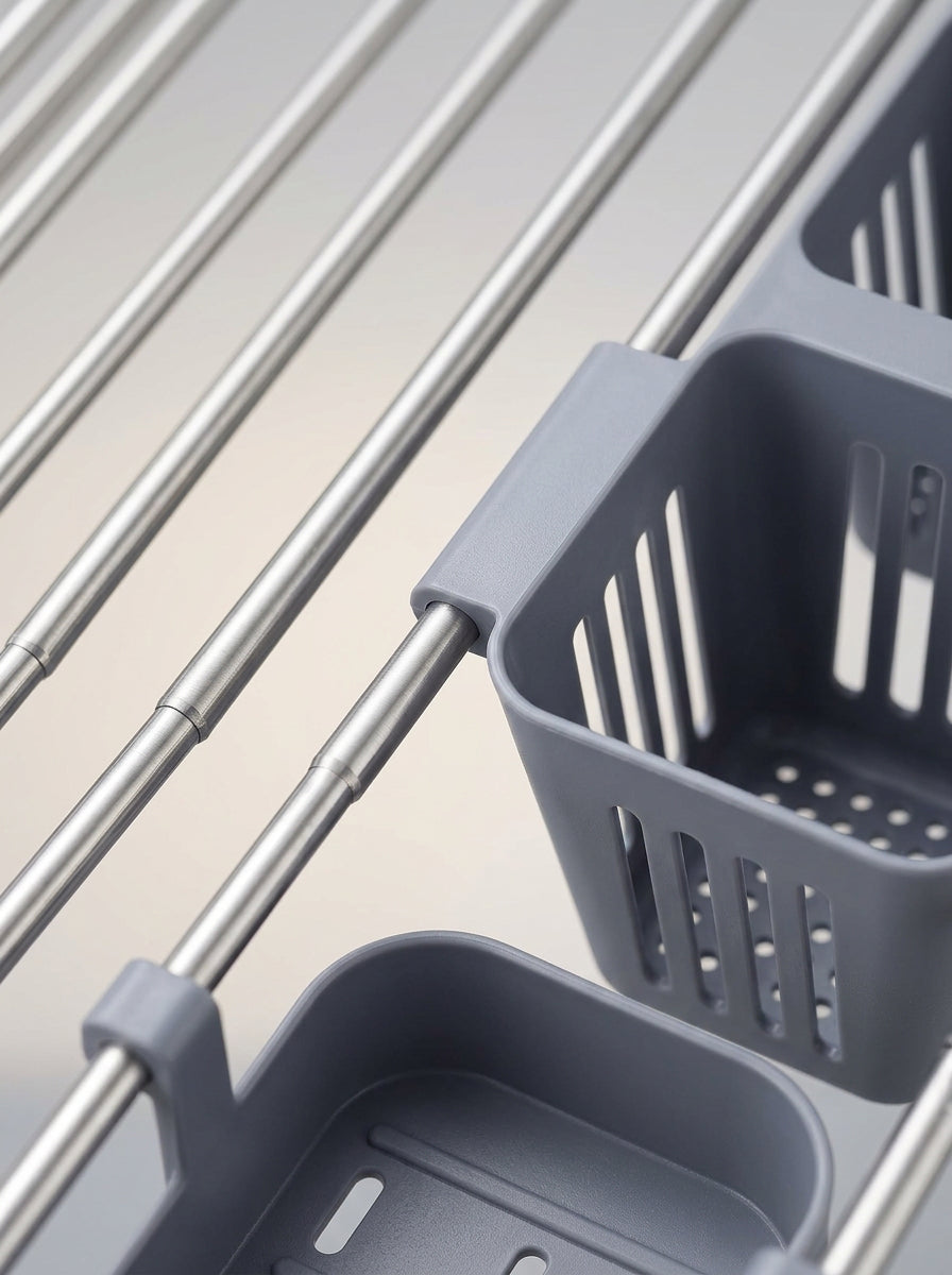 Expandable Roll Up  Dish Drying Rack