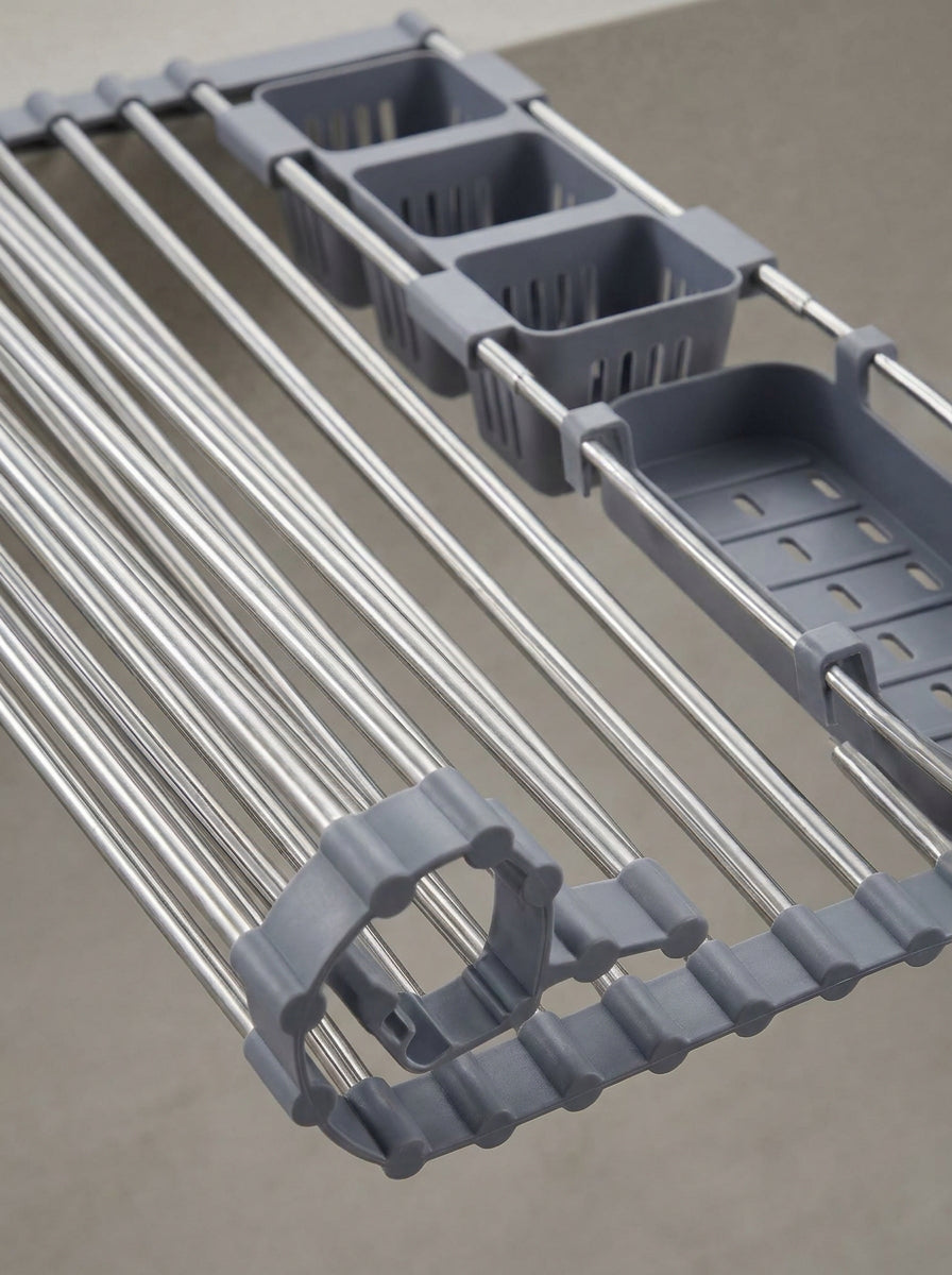 Expandable Roll Up  Dish Drying Rack