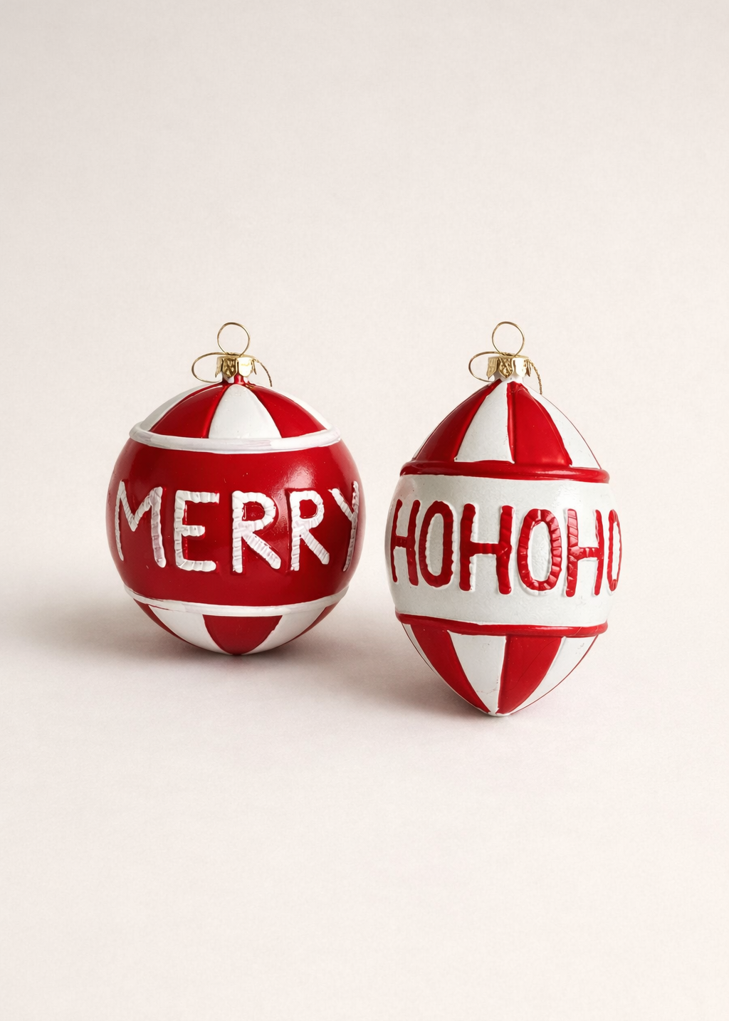 Santa’s Cheer Hanging - Set of 2