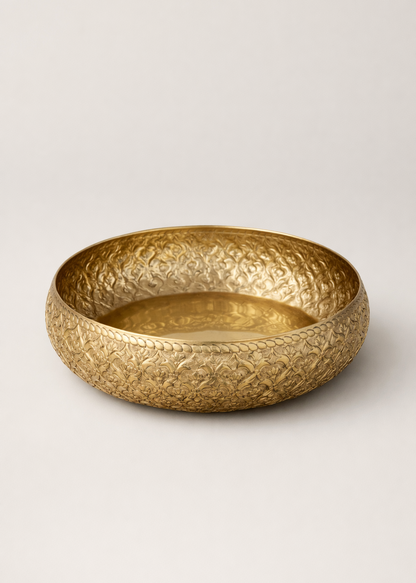 Noor Gold Urli - Large