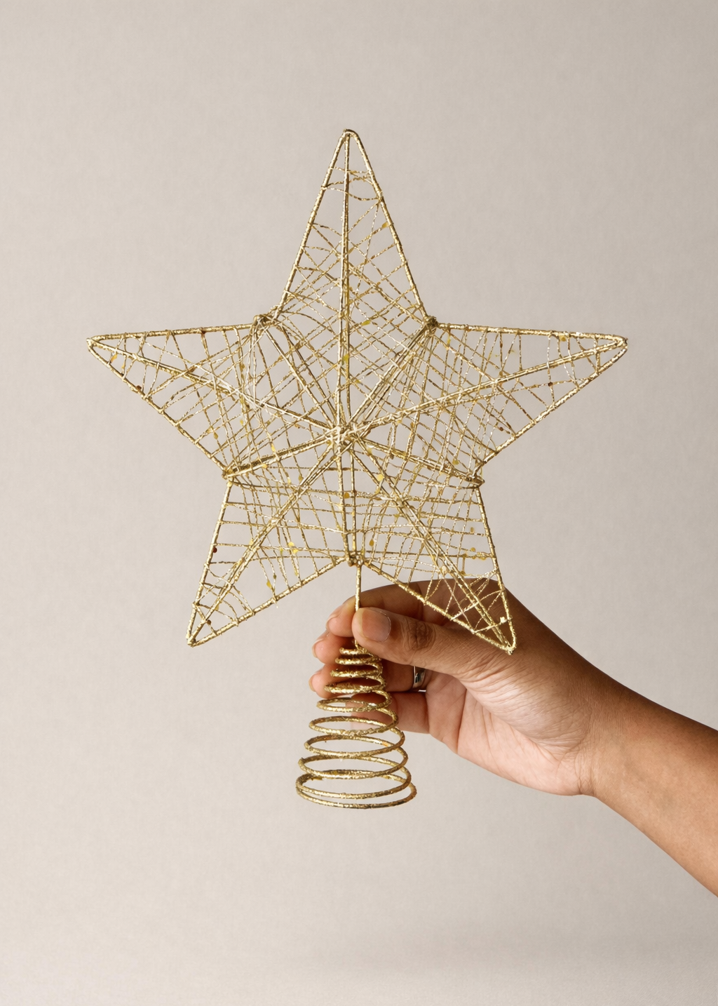 Shimmer Christmas Star Tree Topper