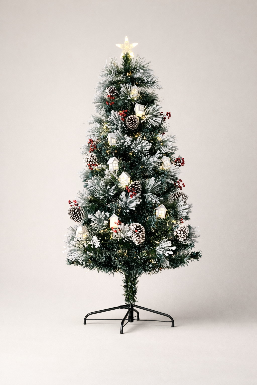 Christmas Frosted Sparkling Tree - 5 Feet
