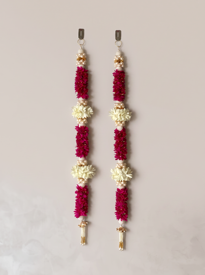Gulmohar Floral Hanging Garland - Set of 2