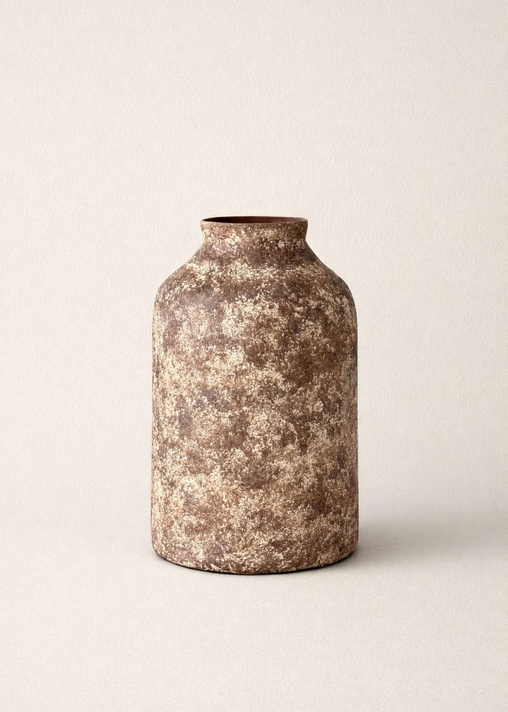 Fossil Vases - Aged Brown