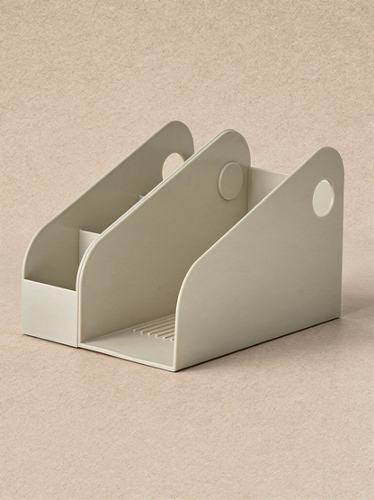Dual-Compartment Table Organizer