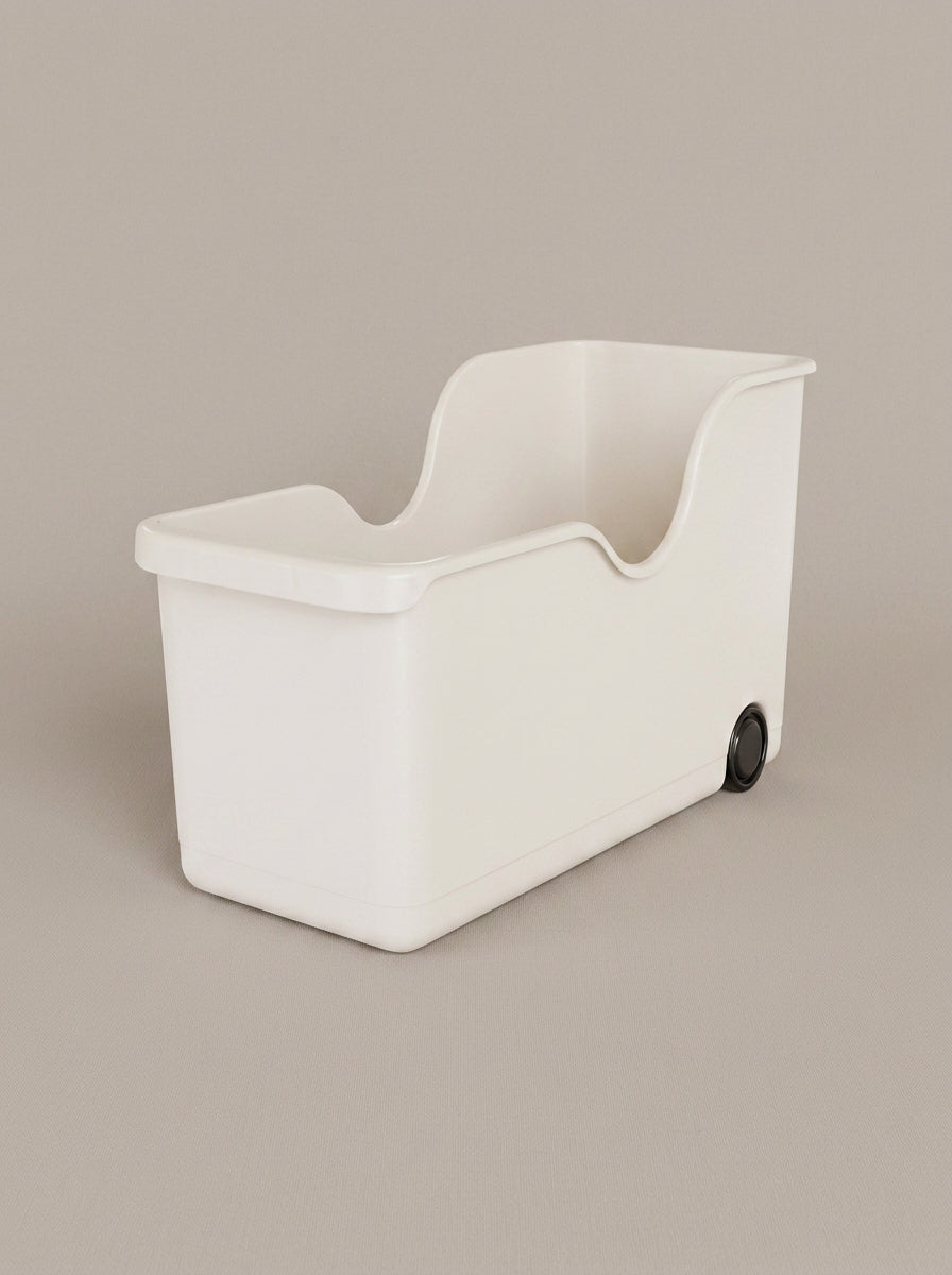Storage Basket With  Wheels Large (Set of 2)