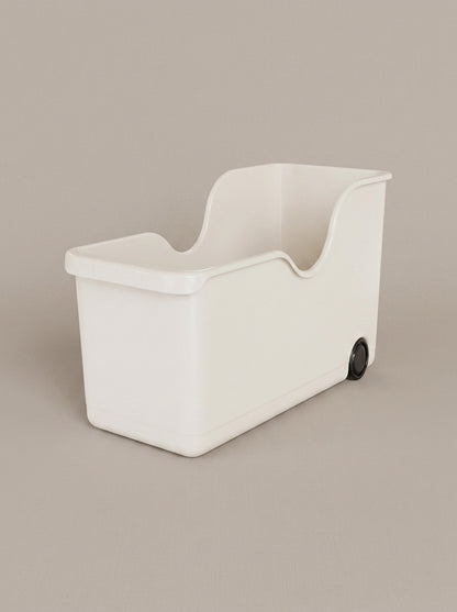 Storage Basket With  Wheels Large (Set of 2)
