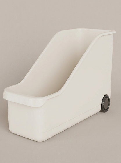 Storage Basket With  Wheels Small (Set of 2)
