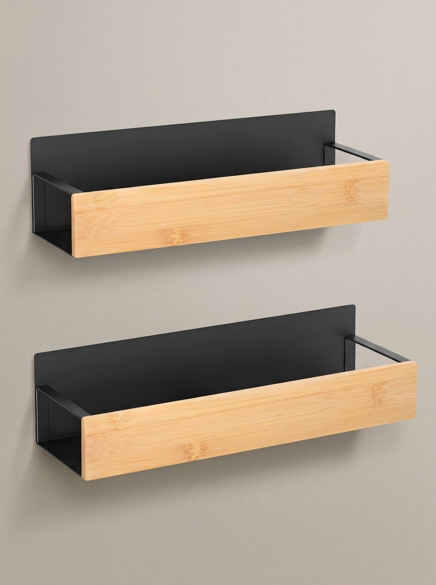 Bamboo Magnetic Rack (Set of 2)