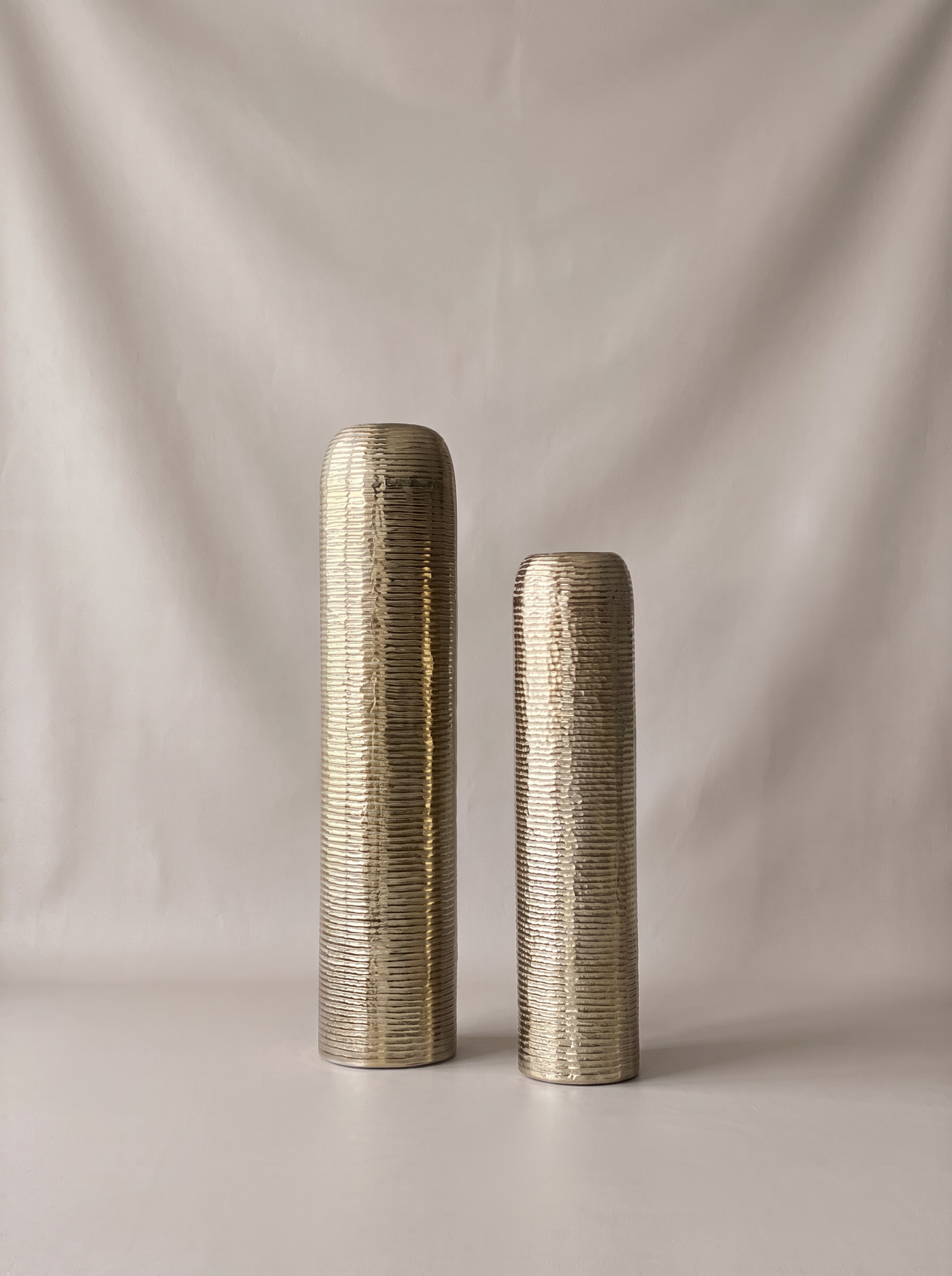 Halo Gold Ring Cylinder Planters