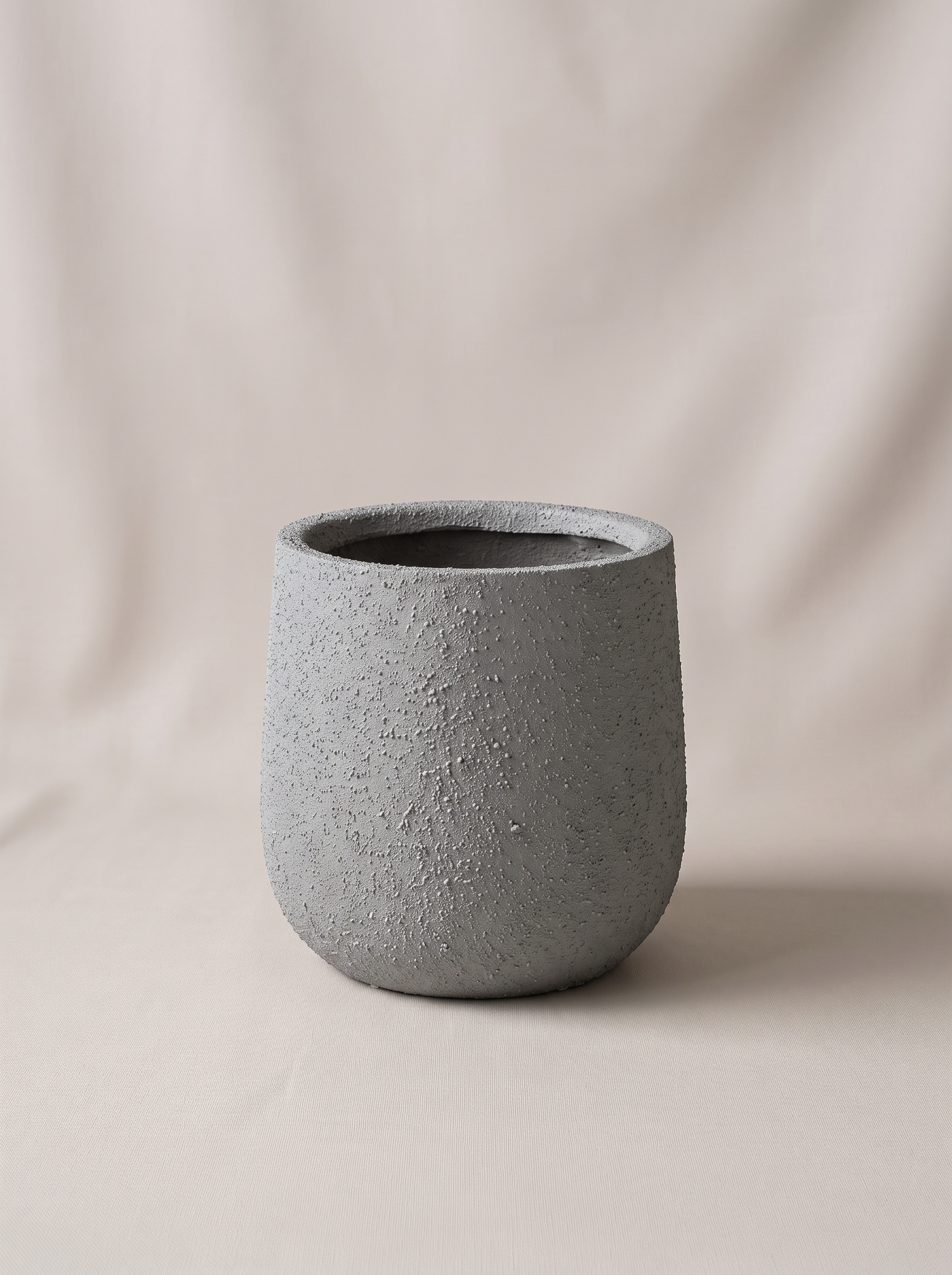 Noa Round Planters - Light Grey