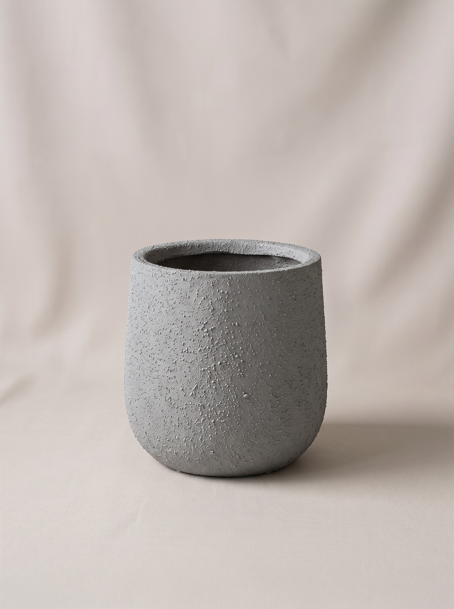 Noa Round Planters - Light Grey