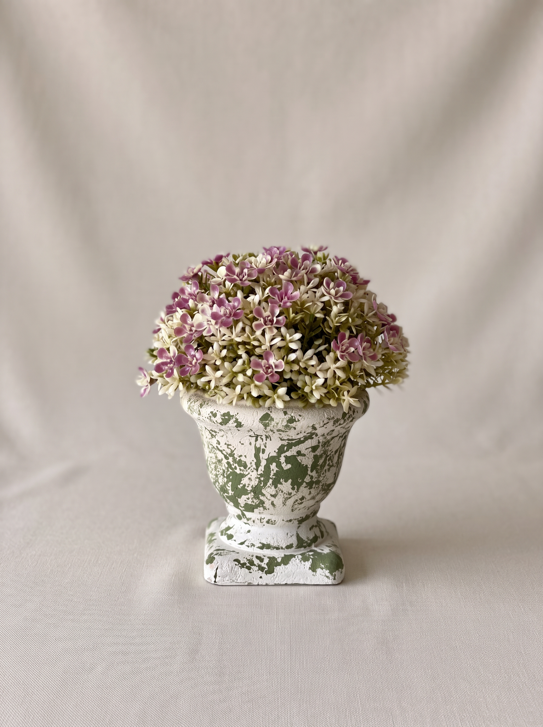 Artificial Fiora Mini Ball Plant – Lavender Bloom