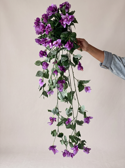 Artificial Purple Bougainvillea Vine Plant