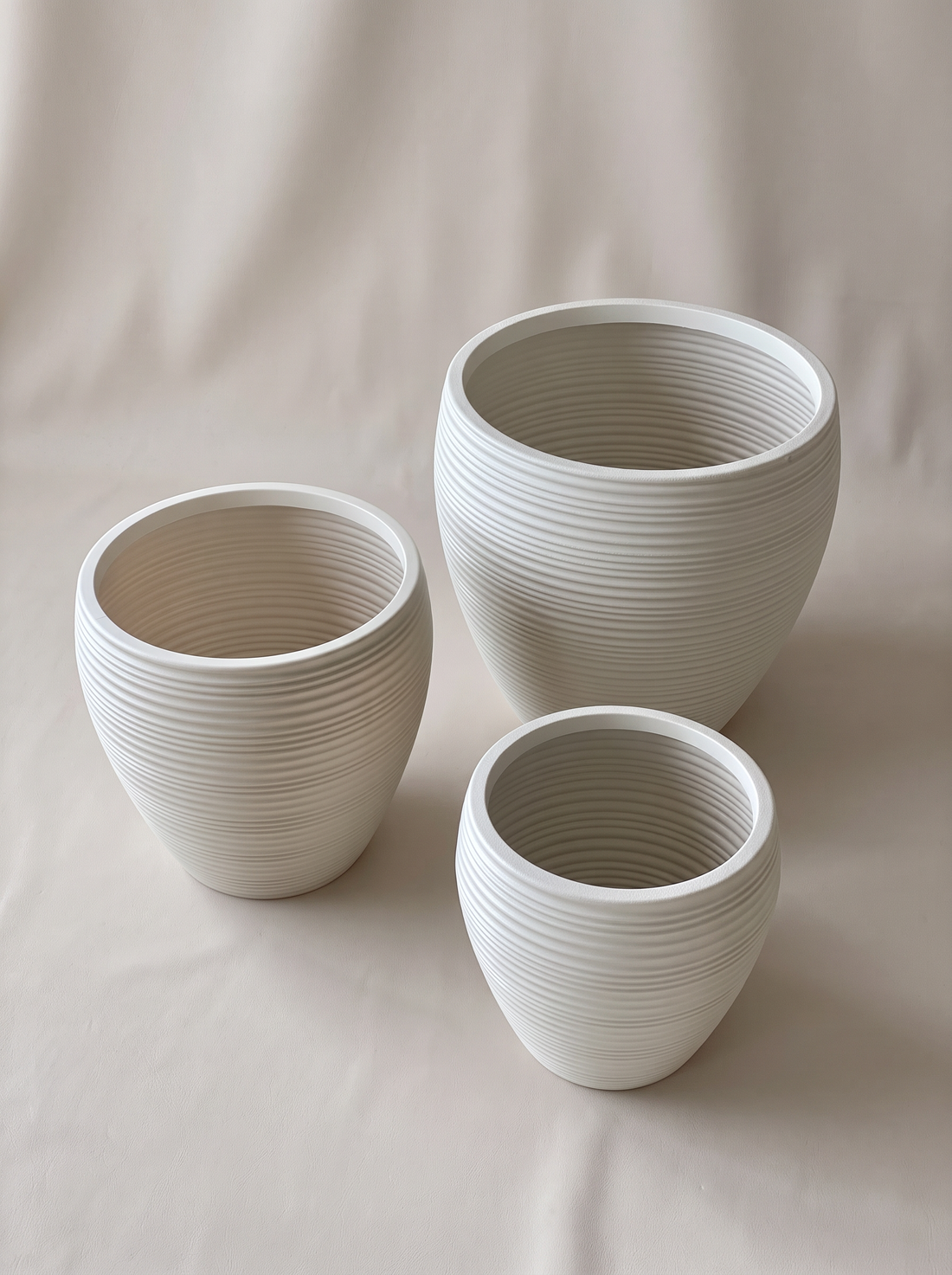 Concentric Planters - White