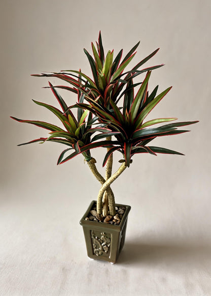 Artificial Red Yucca Plant - 1.4 Feet