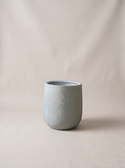 Noa Round Planters - Light Grey