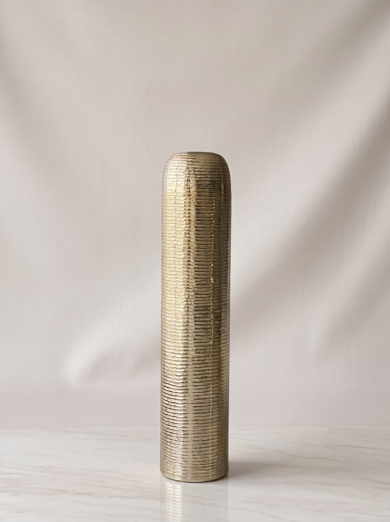 Halo Gold Ring Cylinder Planters