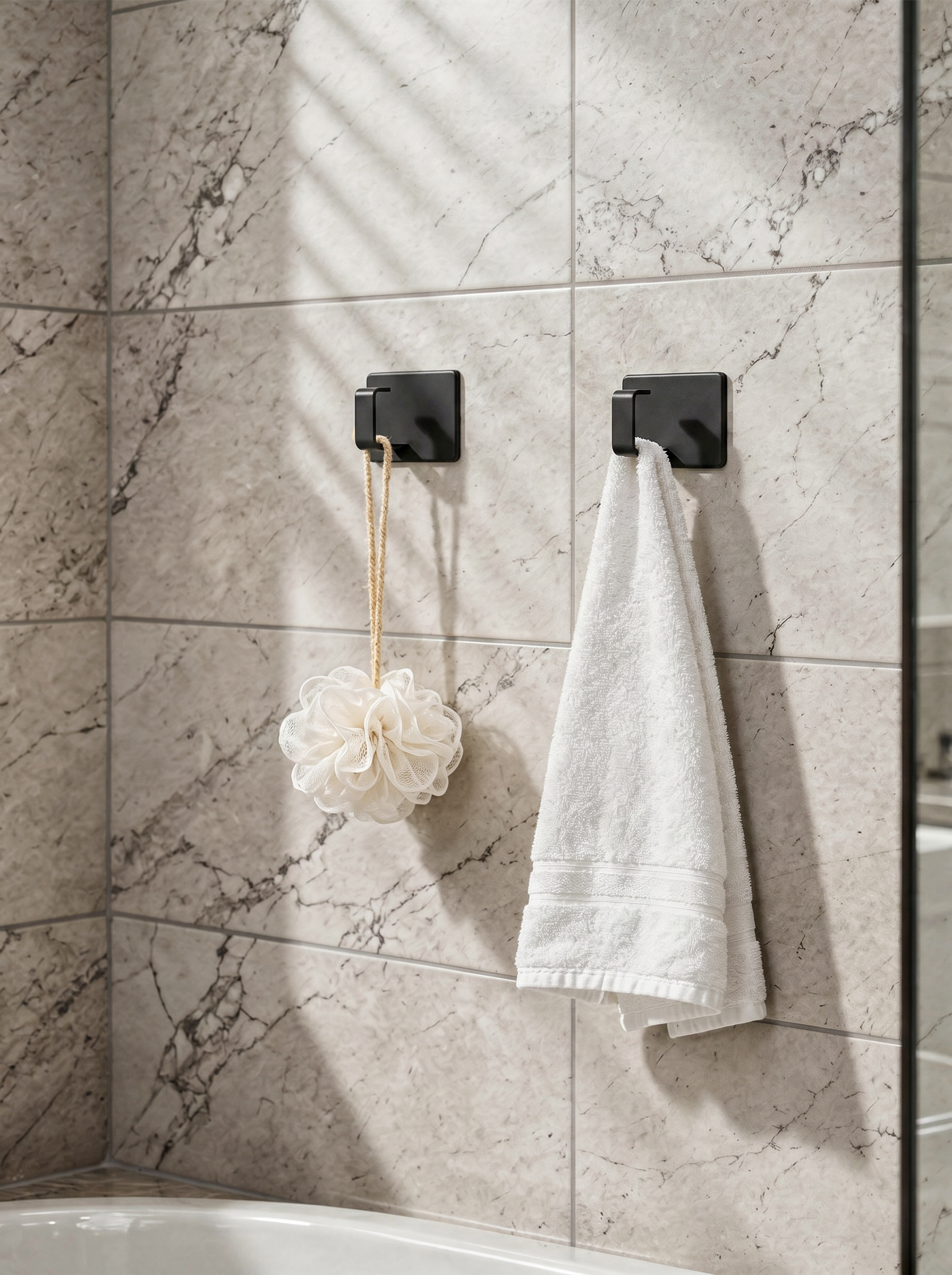 Magnetic Hooks (Set of 2)- Black
