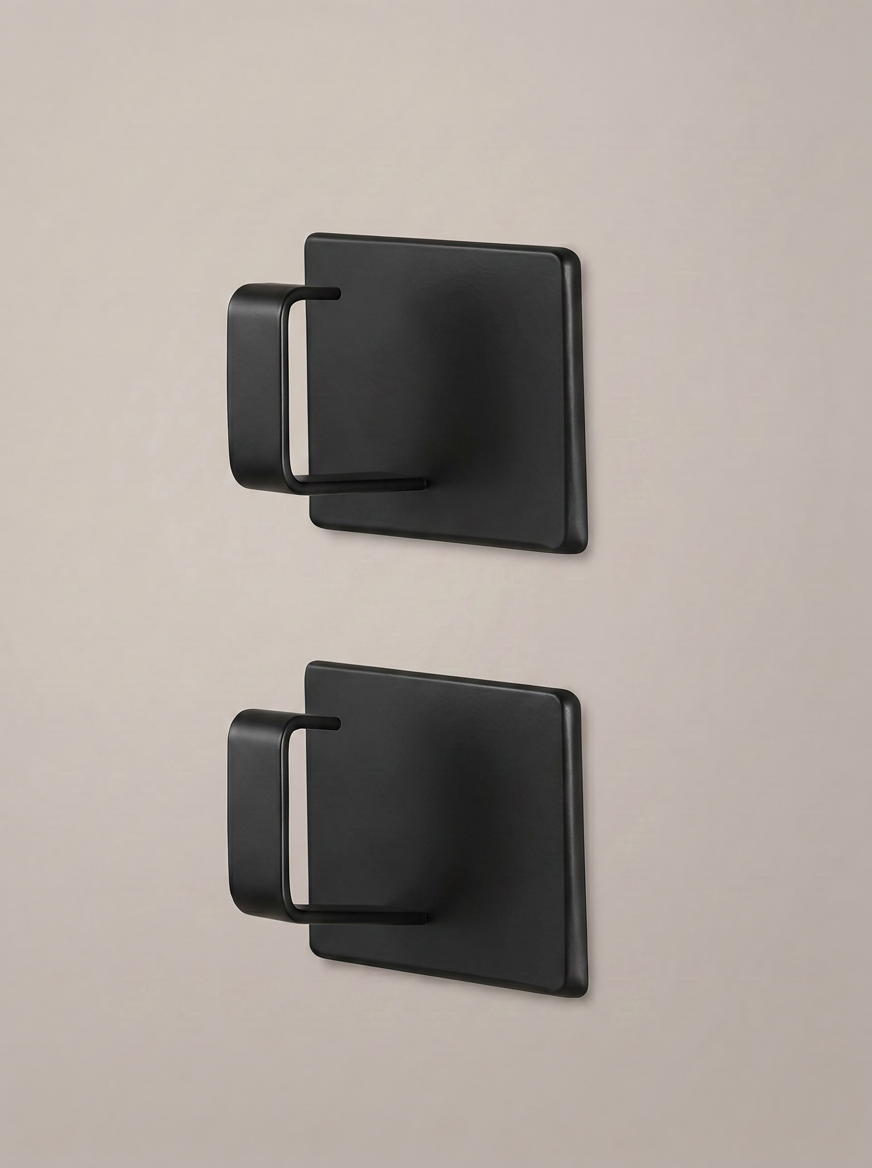 Magnetic Hooks (Set of 2)- Black