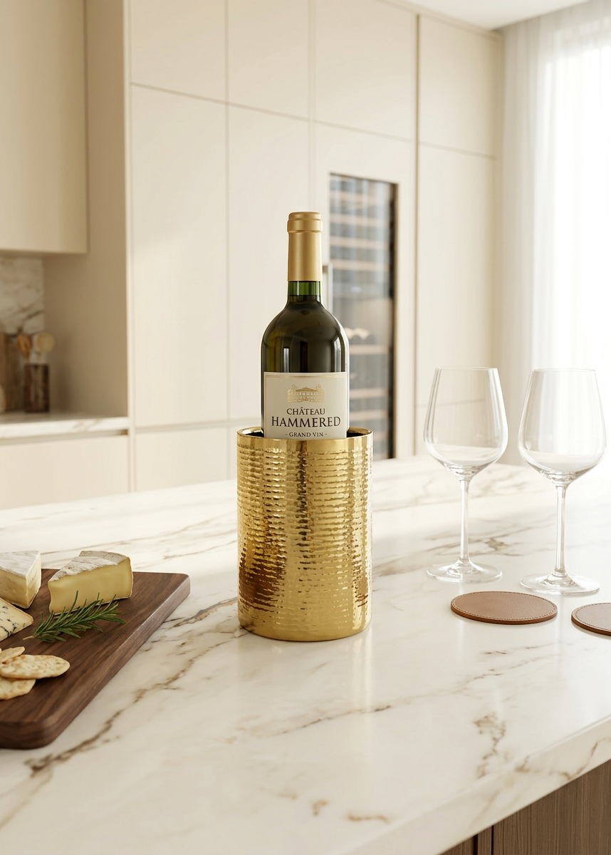 Bari Hammered Wine Chiller