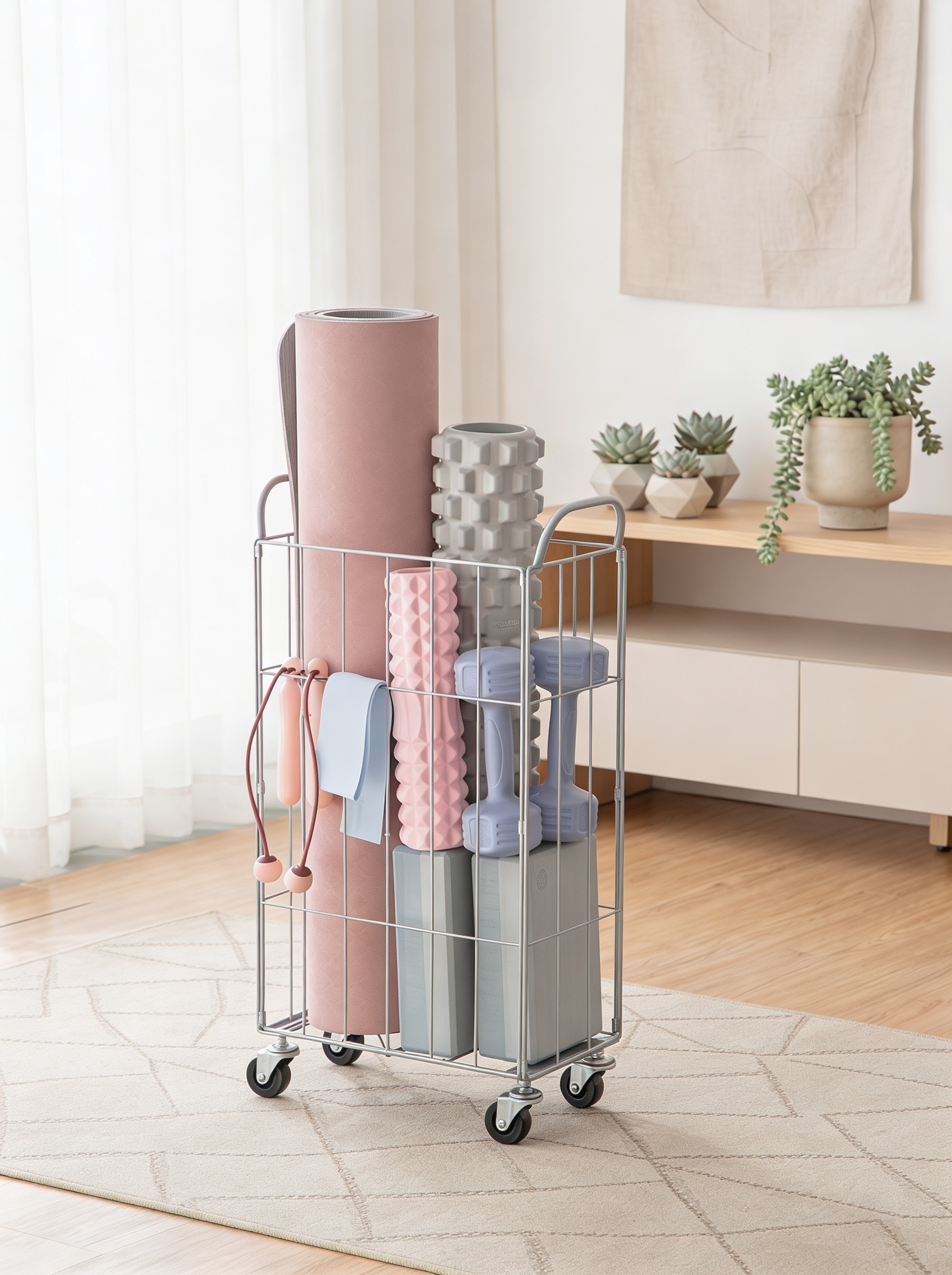 Rolling Storage Basket
