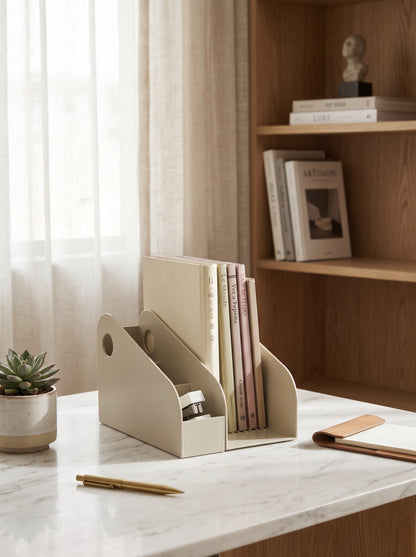 Dual-Compartment Table Organizer