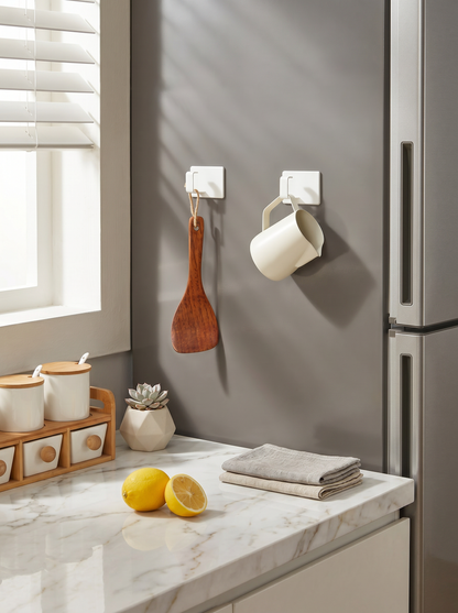 Magnetic Hooks (Set of 2) - White