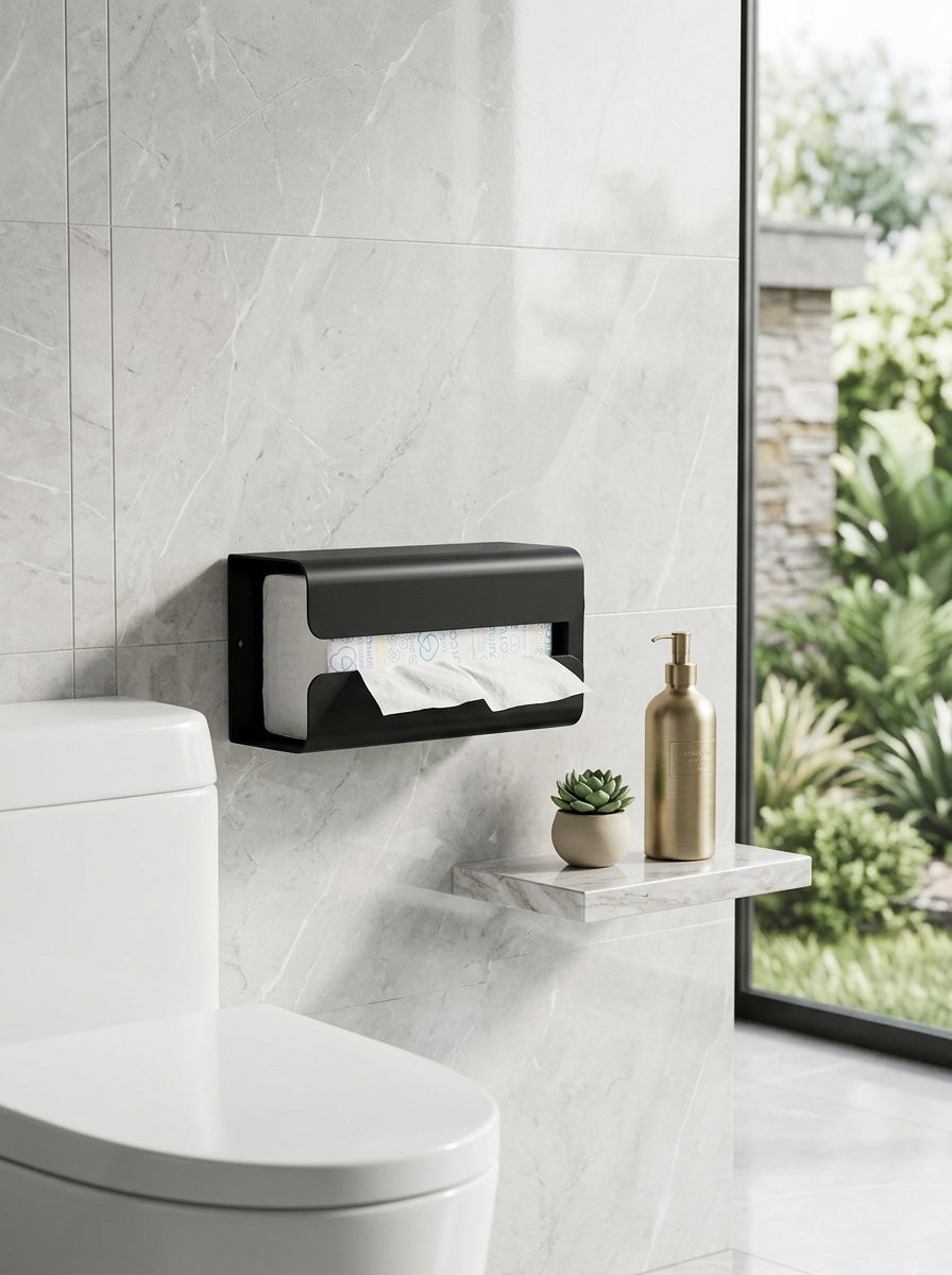 Tissue Box Dispenser - Black