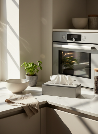 Naples Grey Tissue Box