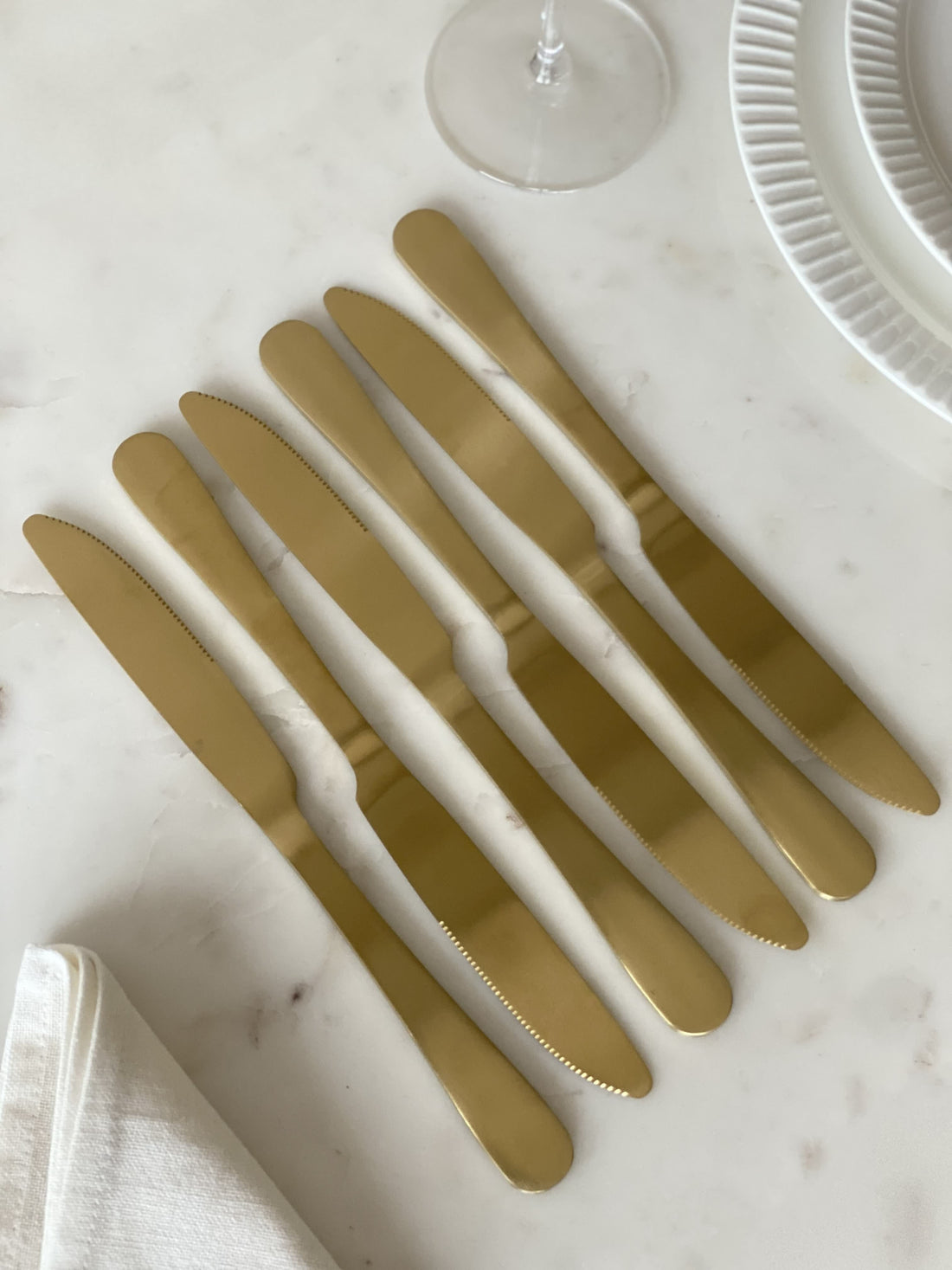 Gold Cutlery Set - 24pcs