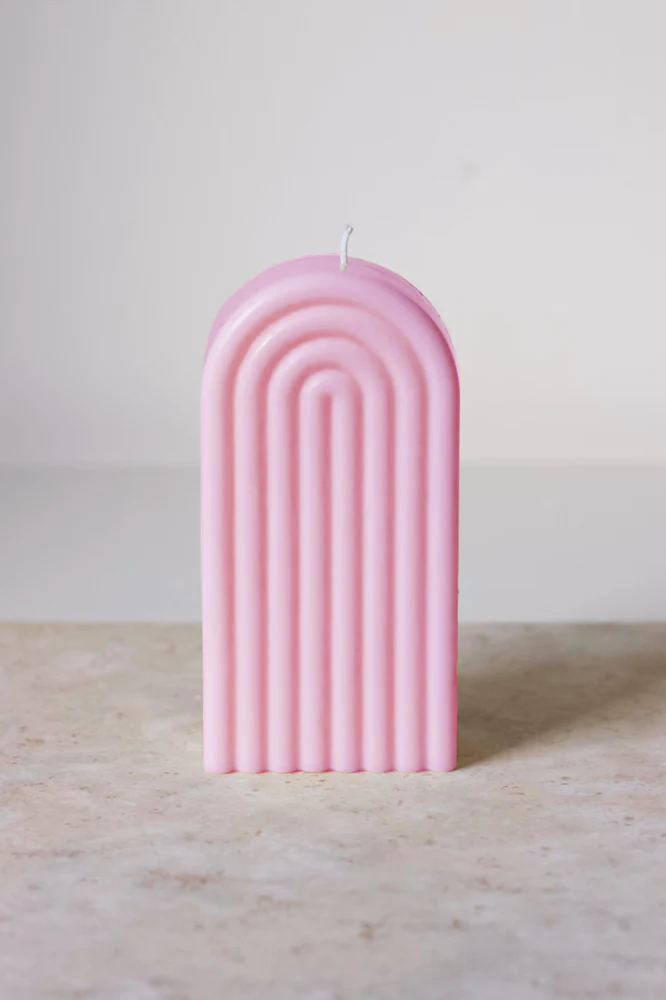 Arch Pink Candle - Set Of 2