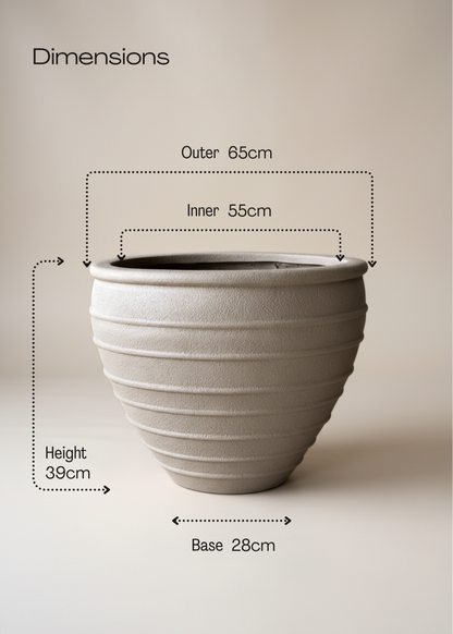 Grandeur Planters - Beige