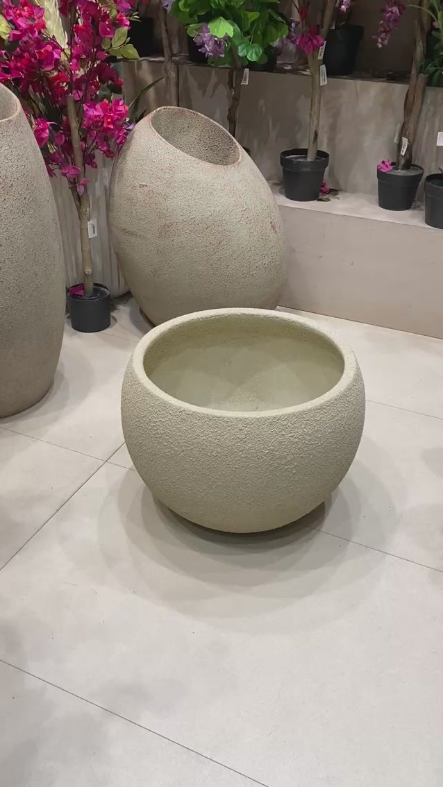 Lithos Planters - Beige