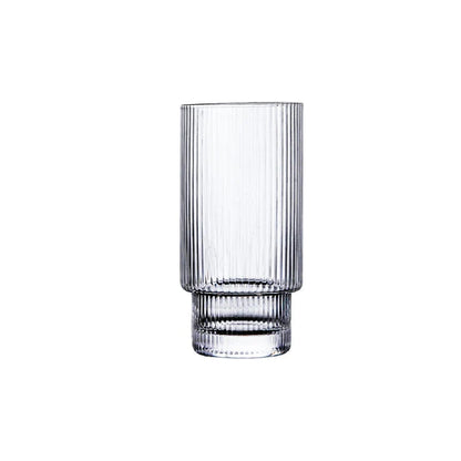 Ribbed Large Drinking Glass - Set Of 6