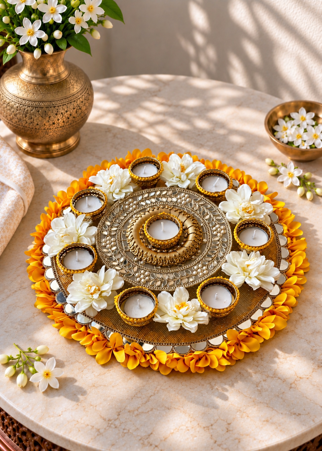 Festive Marigold Royale Mat