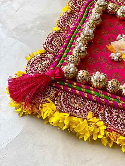 Festive Kamal Rangoli Matt