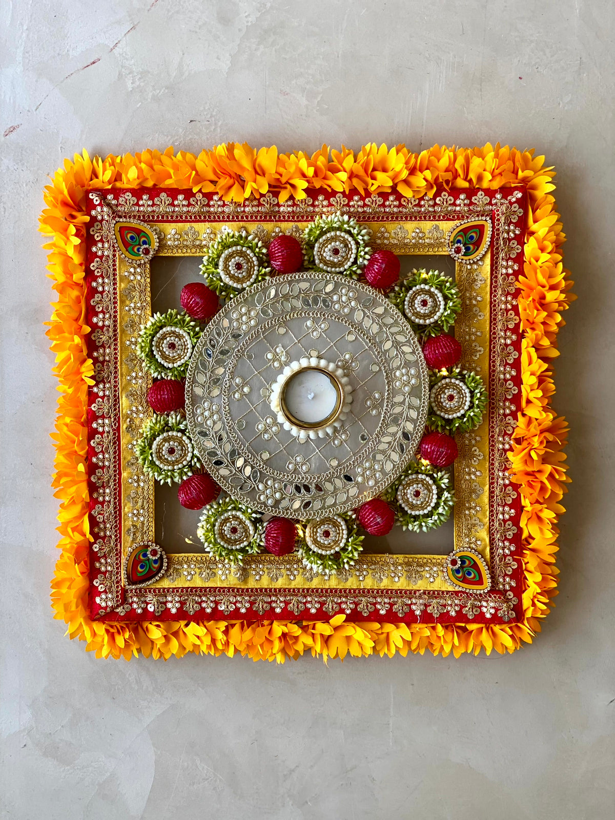 Festive Kundan Kamal Matt