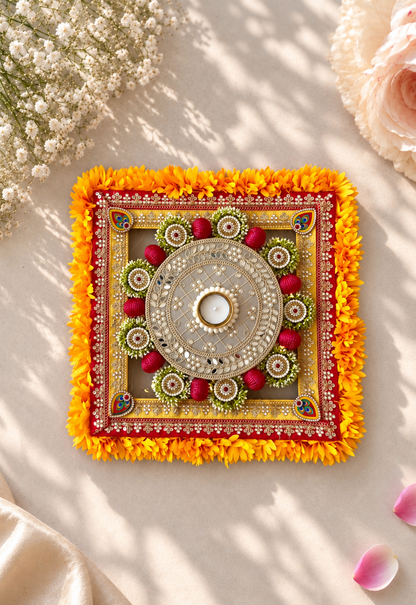 Festive Kundan Kamal Matt