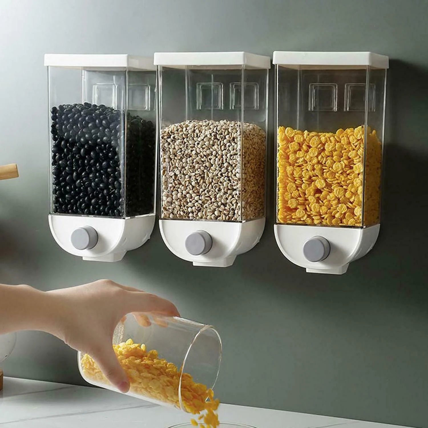 Cereal Dispenser White - 1 Litre